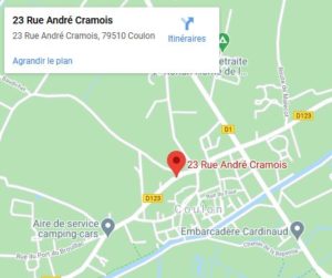 Carte pour localiser le cabinet